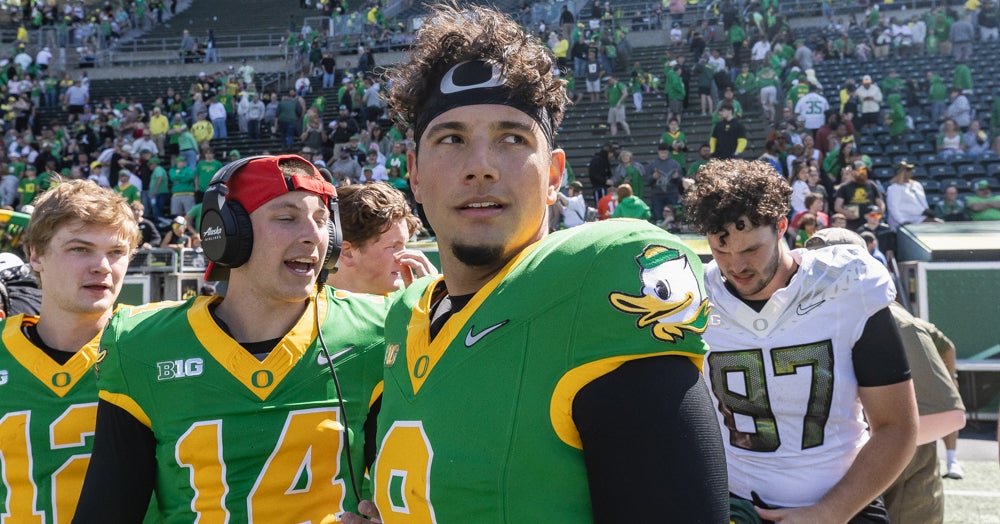 Dylan Raiola Shines in Emotional Oregon Spring Game Debut