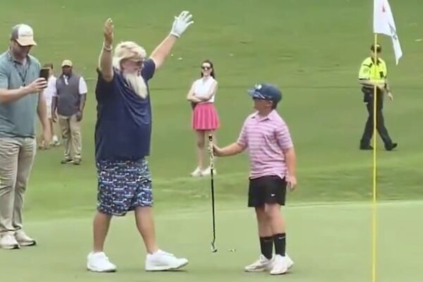 John Daly Selects Young Fan to Make Putt at Regions Tradition