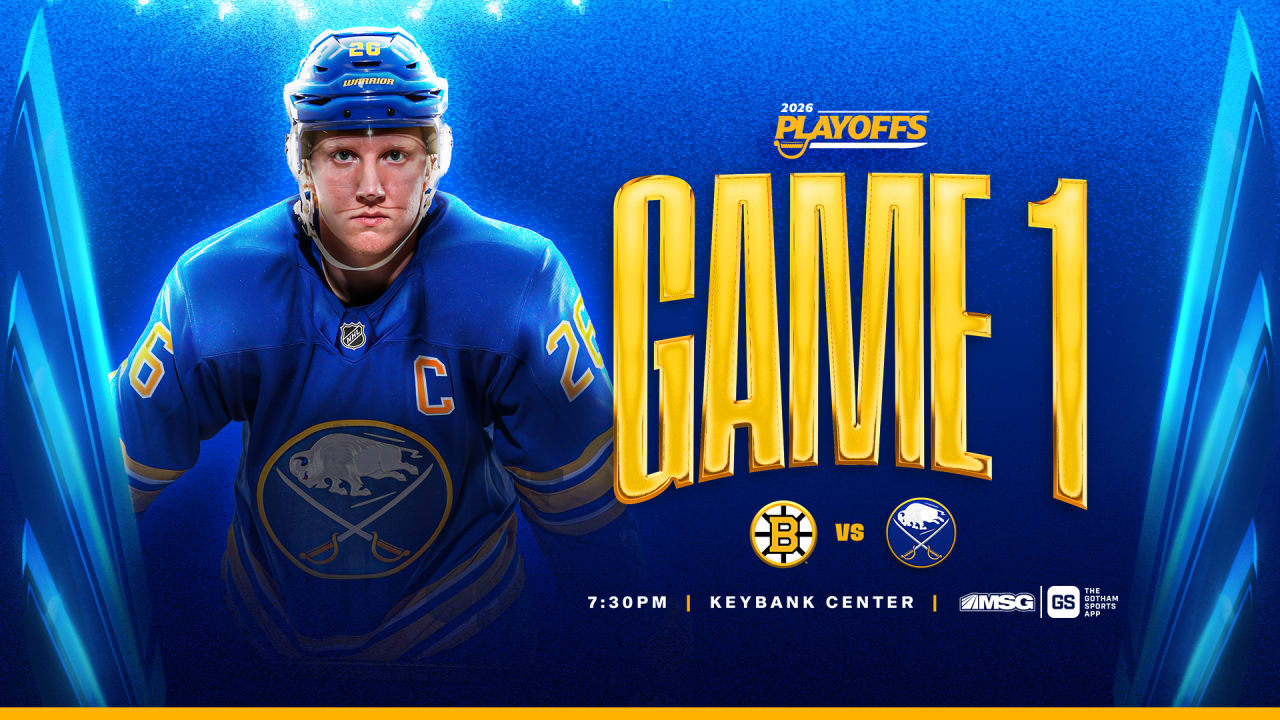 Sabres Host Bruins in First Playoff Game Since 2011