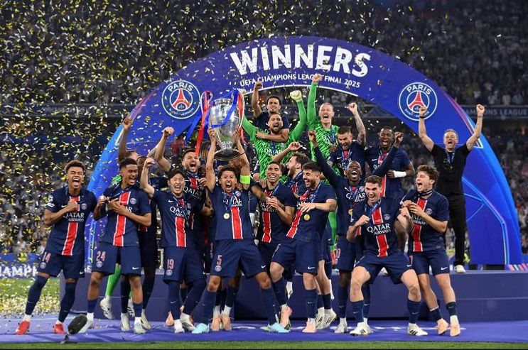 PSG champion UCL 2025