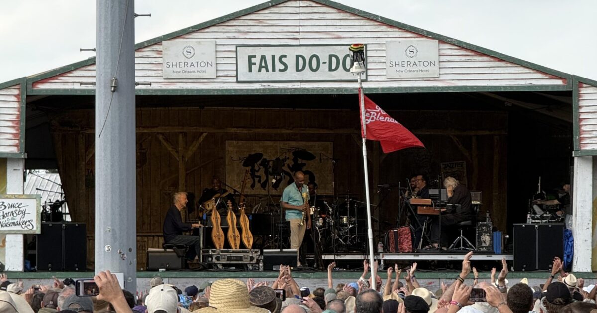 Bruce Hornsby & The Noisemakers Feature Branford Marsalis at Jazz Fest
